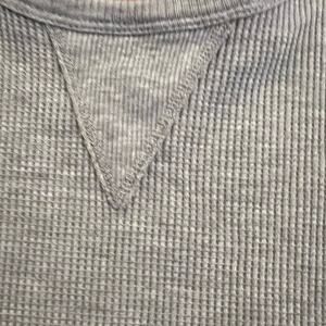 Women Within thermal long sleeve T-shirt, gray crewneck.  Women's size M